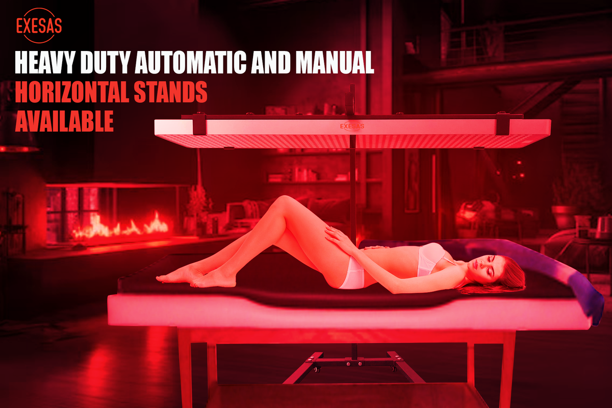 EXESAS 324 LED, 1620W Dual-Chip, Red Light Therapy Device for Full Body, 4-Wavelengths Infrared LED Panel for Skin, Weight, Pain, Wellness