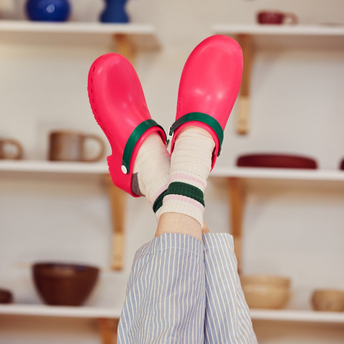 Calzuro Classic Without Holes Hot Pink