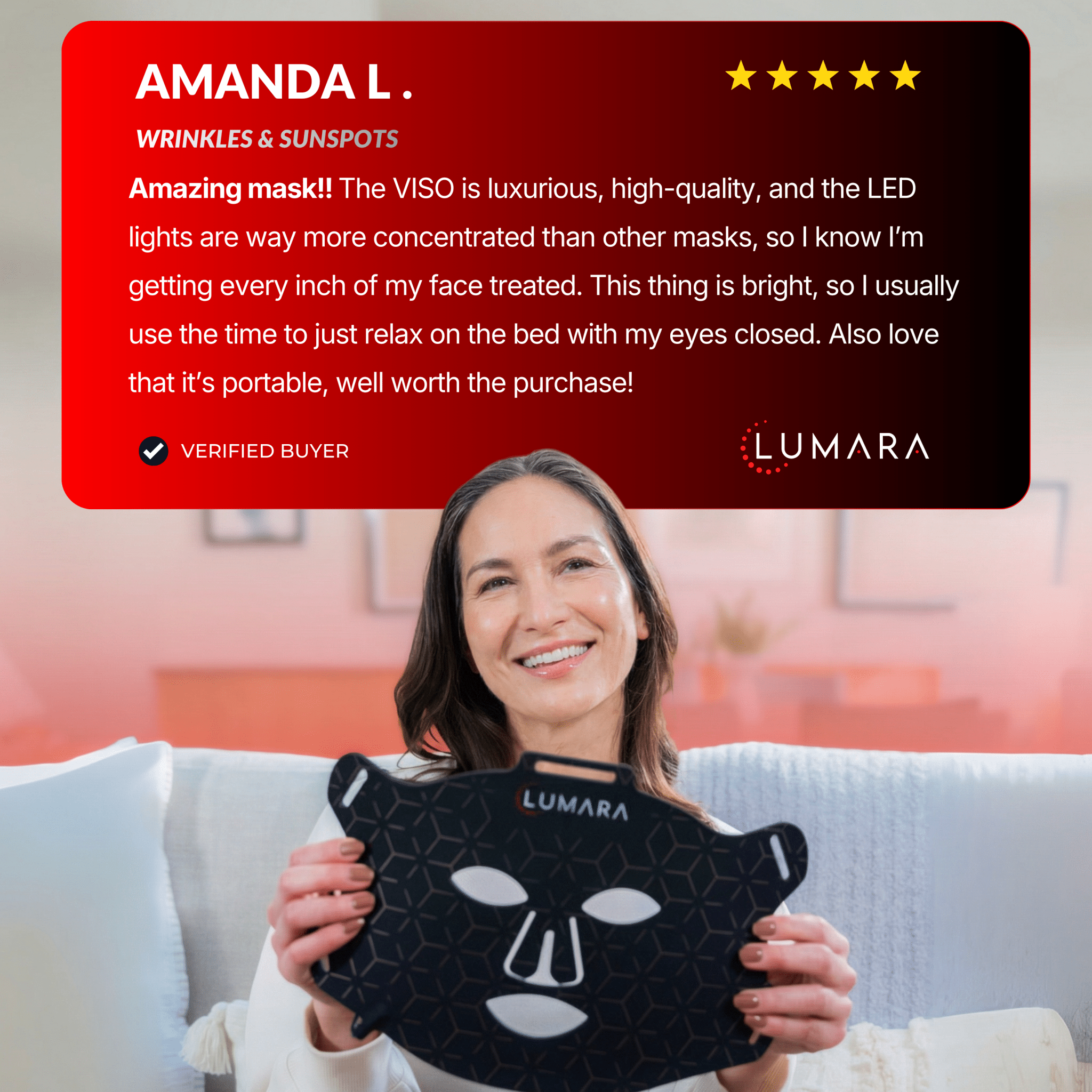 VISO Red Light Therapy Mask | FDA 510(k) Cleared