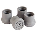 Carex Universal Replacement Tips for Walkers, Bath Seats, and Shower Seats – Set of 4