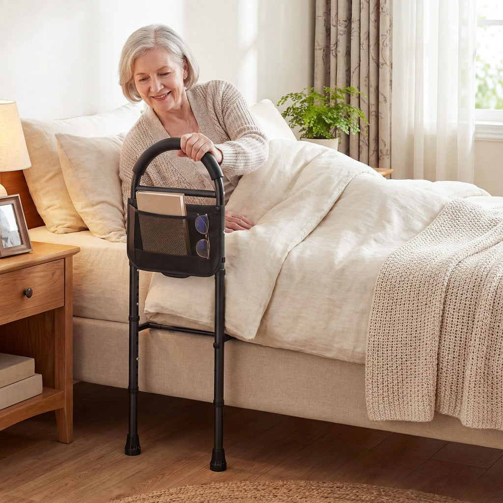 Bed Rails for Safety Height Adjustable Bed Assist Railings
