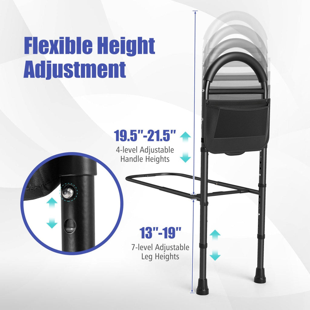 Bed Rails for Safety Height Adjustable Bed Assist Railings