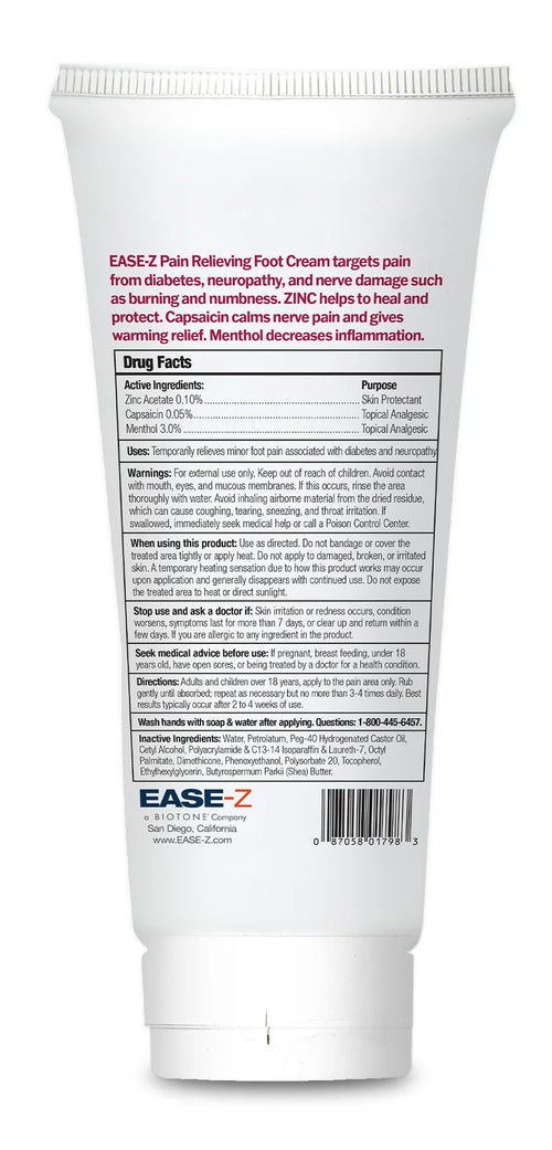 BIOTONE® EASE-Z Diabetics' Pain Relieving Foot Cream