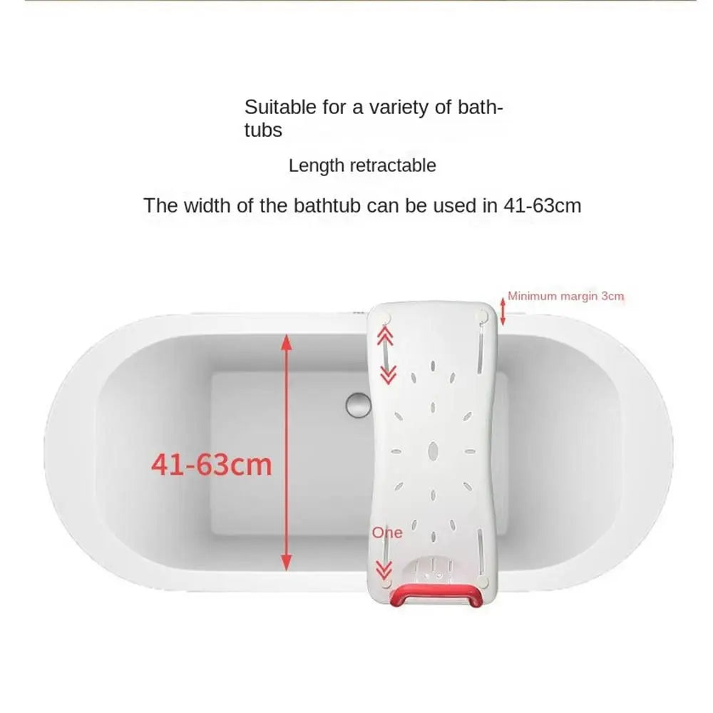 Adjustable Bathtub Shower Bench with Handle and Non-Slip Surface