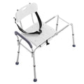 VEVOR Sliding Tub Transfer Bench with Cut-Out Seat and Reversible Backrest – 400 lb Capacity