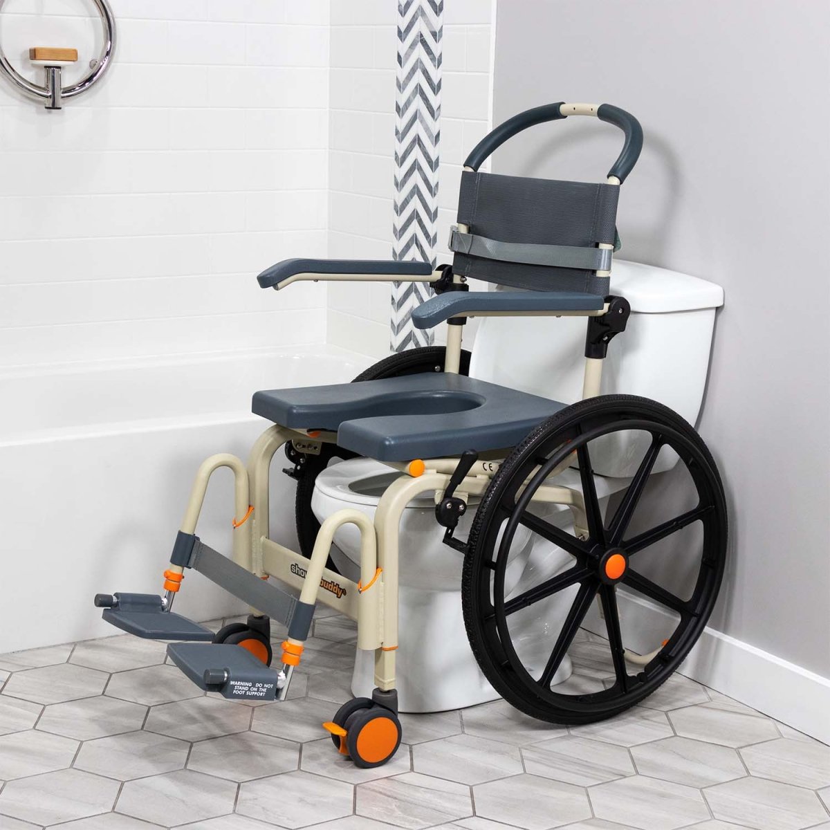 Roll-In Shower Wheelchair | ShowerBuddy SB6W