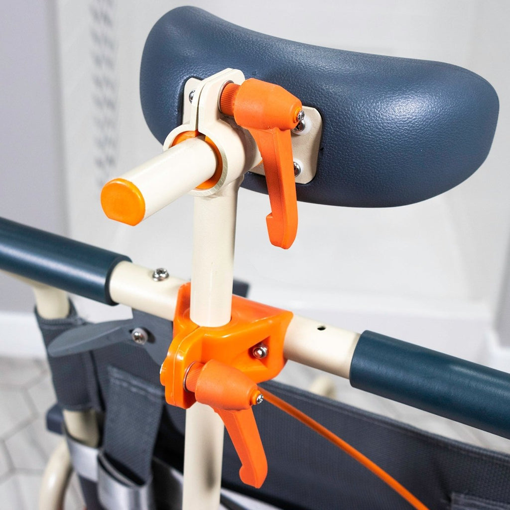 Tub Buddy Caregiver-Assisted Bathtub Transfer System with Rolling Base and Tilt – Commode Chair