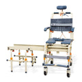 Tub Buddy Caregiver-Assisted Bathtub Transfer System with Rolling Base and Tilt – Commode Chair