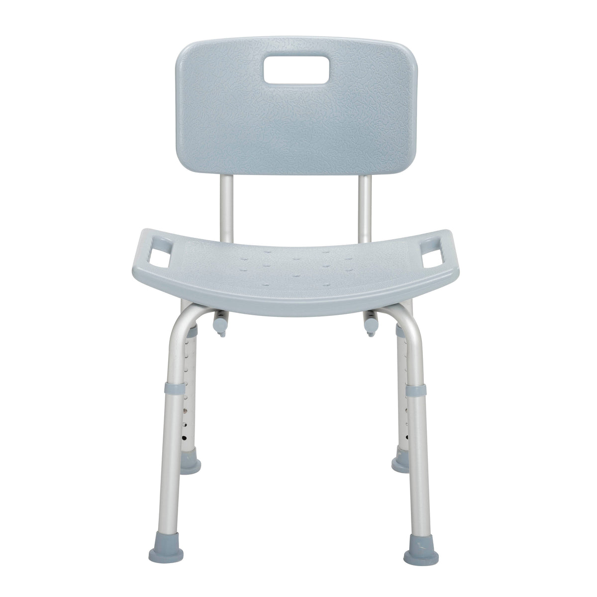 Drive Medical Bathroom Safety Shower Tub Bench Chair with Back – Gray, Model RTL12202KDR