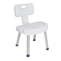 Drive Medical Shower Chair with Folding Back and Non-Slip Feet – 300 lb Capacity, Model RTL12606